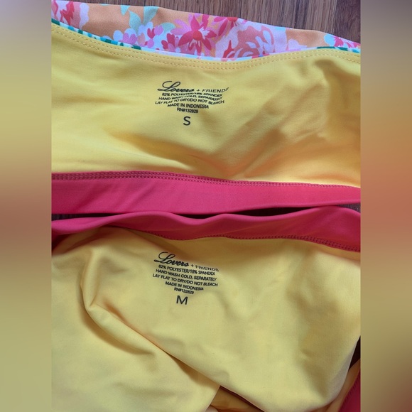 Lovers + Friends Floral Bikini with Pink and Yellow
small top medium bottom - Picture 2 of 5